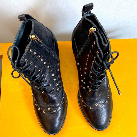 Jimmy Choo Shoes - Jimmy Choo Black Leather Booties